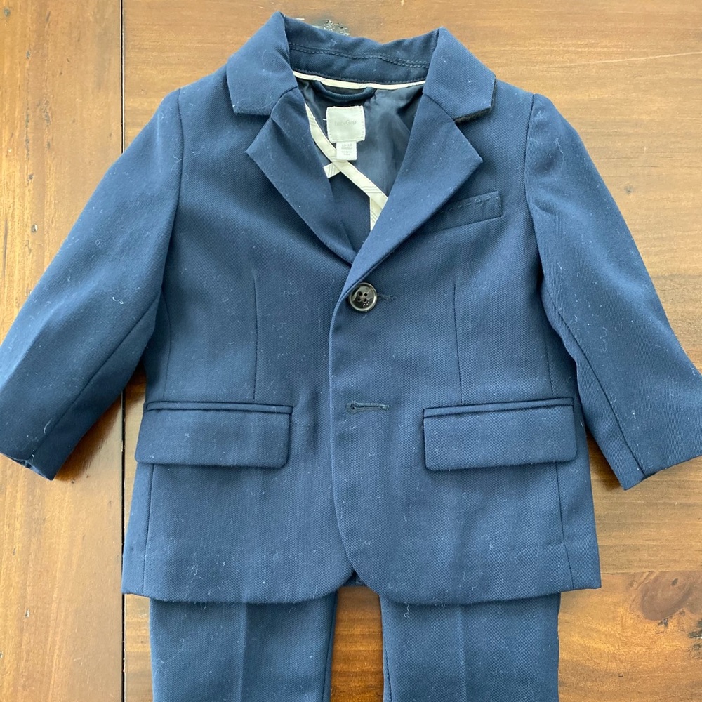 Baby boys Gap navy suit